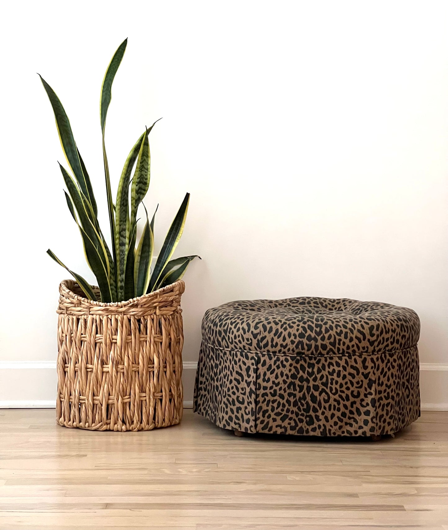 Leopard Ottoman