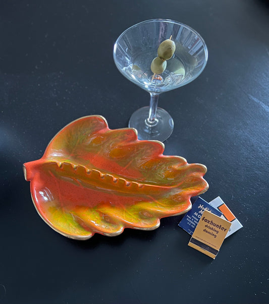 Retro Leaf Ashtray