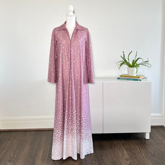 1970's David Brown 'Poni' Caftan Lounge Dress